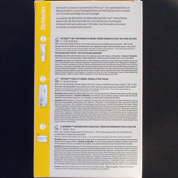STRIVECTIN Discovery Series TIGHTEN & LIFT 1.Eye Serum 2.Face Serum 3.Neck Cream - Picture 3 of 10